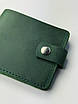 Класичний гаманець із натуральної шкіри SD003 (зелений), фото 3
