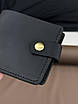 Класичний гаманець із натуральної шкіри SD001 (чорний), фото 2