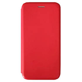 Чохол книжка для телефону Xiaomi Redmi Note 8 Orig на магніті з функцією підставки і кишенею для карт  Red 4you