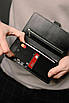 Портмоне чоловіче із натуральної гладкої шкіри SR015 (чорне), фото 6