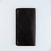 Чоловіче портмоне із натуральної шкіри Crazy Horse SH005 (темно-коричневе), фото 4