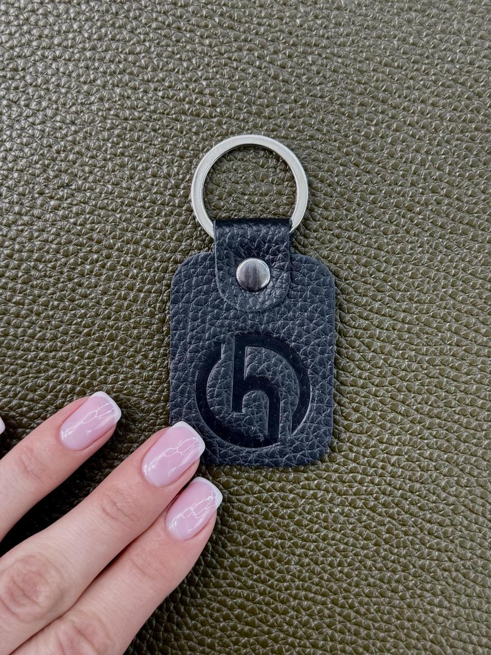 Брелок шкіряний SKILL (чорний), фото 1