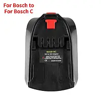 Адаптер акумулятора для Bosch 18V літій-іонний акумулятор для інструменту Bosch C замінити 18V зелений синій адаптер використовуйт