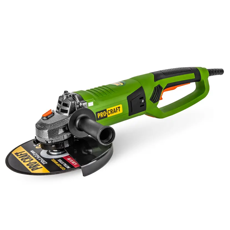 Болгарка Procraft PW2550 (230 мм, плавний пуск, поворотна ручка), фото 1