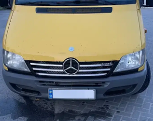 Накладка на передню решітку для Mercedes Sprinter 901 2003-2006 6шт. (TAN24) Хром-нерж