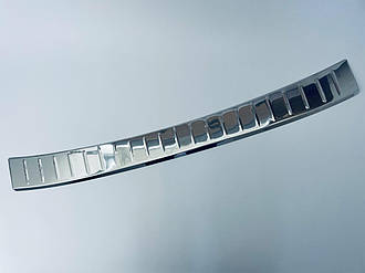 Накладка на задній бампер для Volkswagen Polo 2009-2014 HB Хром-нерж (TAN24)