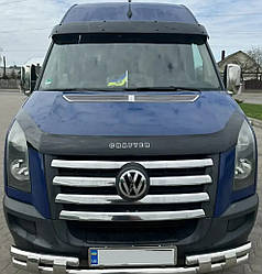 Накладка на передню решітку для Volkswagen Crafter 2006-2012 5шт (TAN24)