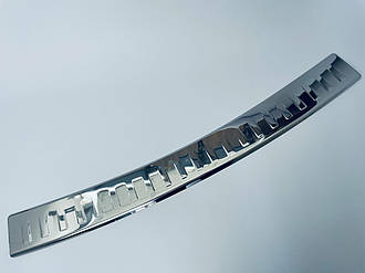 Накладка на задній бампер для Renault Duster 2010-2017 Хром-нерж (TAN24) 2010-2017