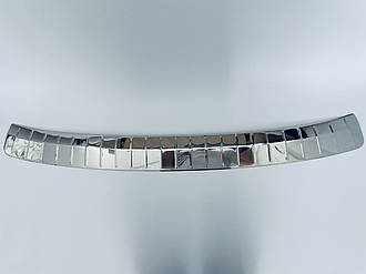 Накладка на задній бампер для Skoda Karoq 2015+ Хром-нерж (TAN24)