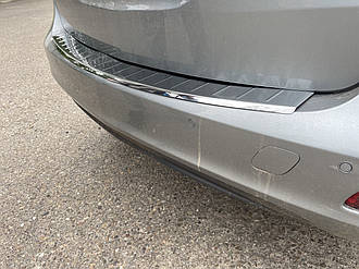 Накладка на задній бампер для Opel Zafira C 2011-2019 Хром-нерж (TAN24)