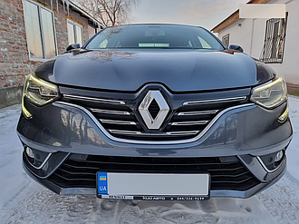 Накладка на передню решітку для Renault Megane IV 2017+ 5шт (TAN24)