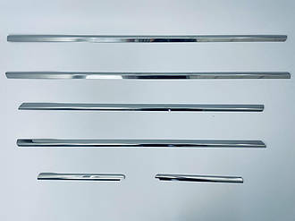 Окантовка вікон для Opel Corsa D 2006-2015 6шт (TAN24)