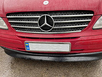 Накладка на передню решітку для Mercedes Vito 639 2003-2010 7шт (TAN24)