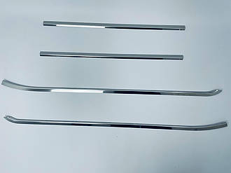 Окантовка вікон для Fiat Doblo 2009-2017 4шт (TAN24)