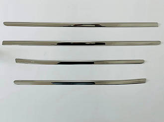 Окантовка вікон для Dacia Duster 2018+ 4шт (TAN24)