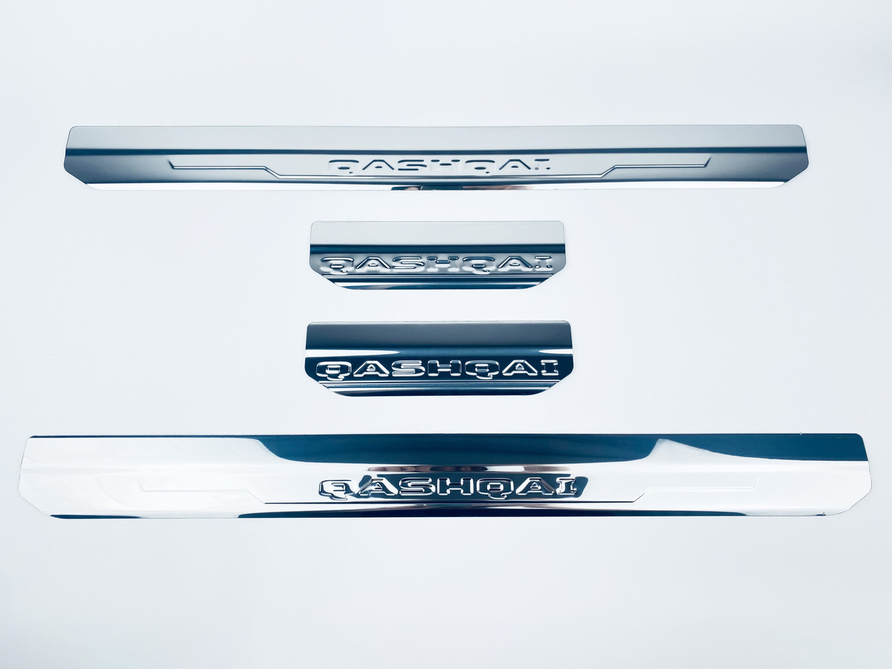 Хром накладки Nissan Qashqai 2007-2021 накл. на пороги 4шт (TAN24), фото 1