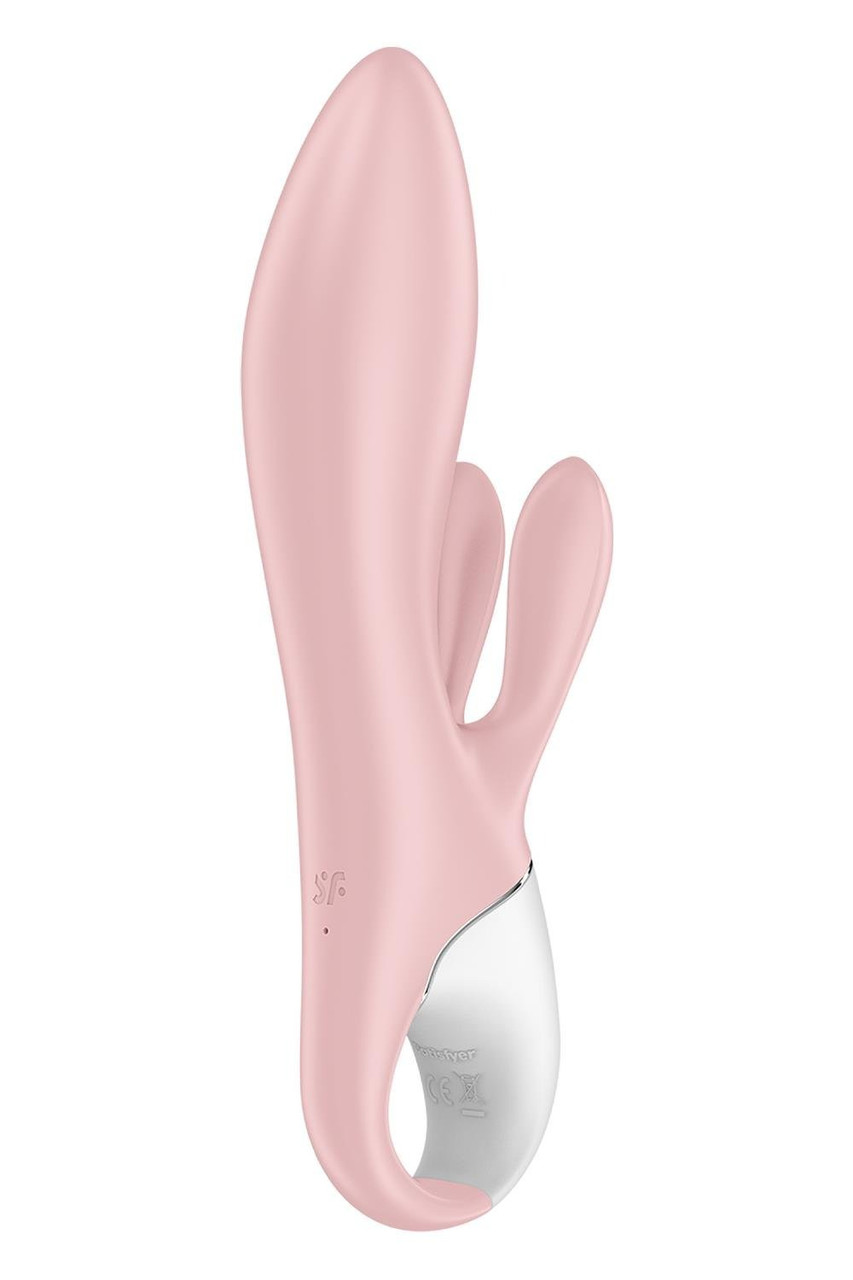 Надувний вібратор-кролик Satisfyer Air Pump Bunny 3 рожевий 18+, фото 1