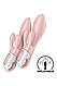 Надувний вібратор-кролик Satisfyer Air Pump Bunny 3 рожевий 18+, фото 5