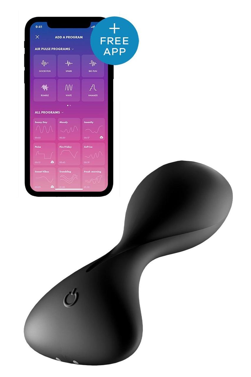 Анальний смарт-вібратор Satisfyer Trendsetter Plug Vibrating чорний 18+, фото 1