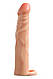 Насадка на пеніс реалістична Blush Performance Plus з кільцем для мошонки, бежева 18+, фото 2