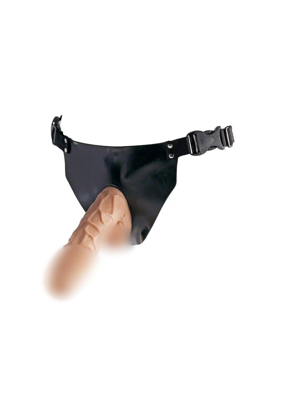 Страпон реалістичний ToyJoy Superwoman на чорних трусиках 18+, фото 1