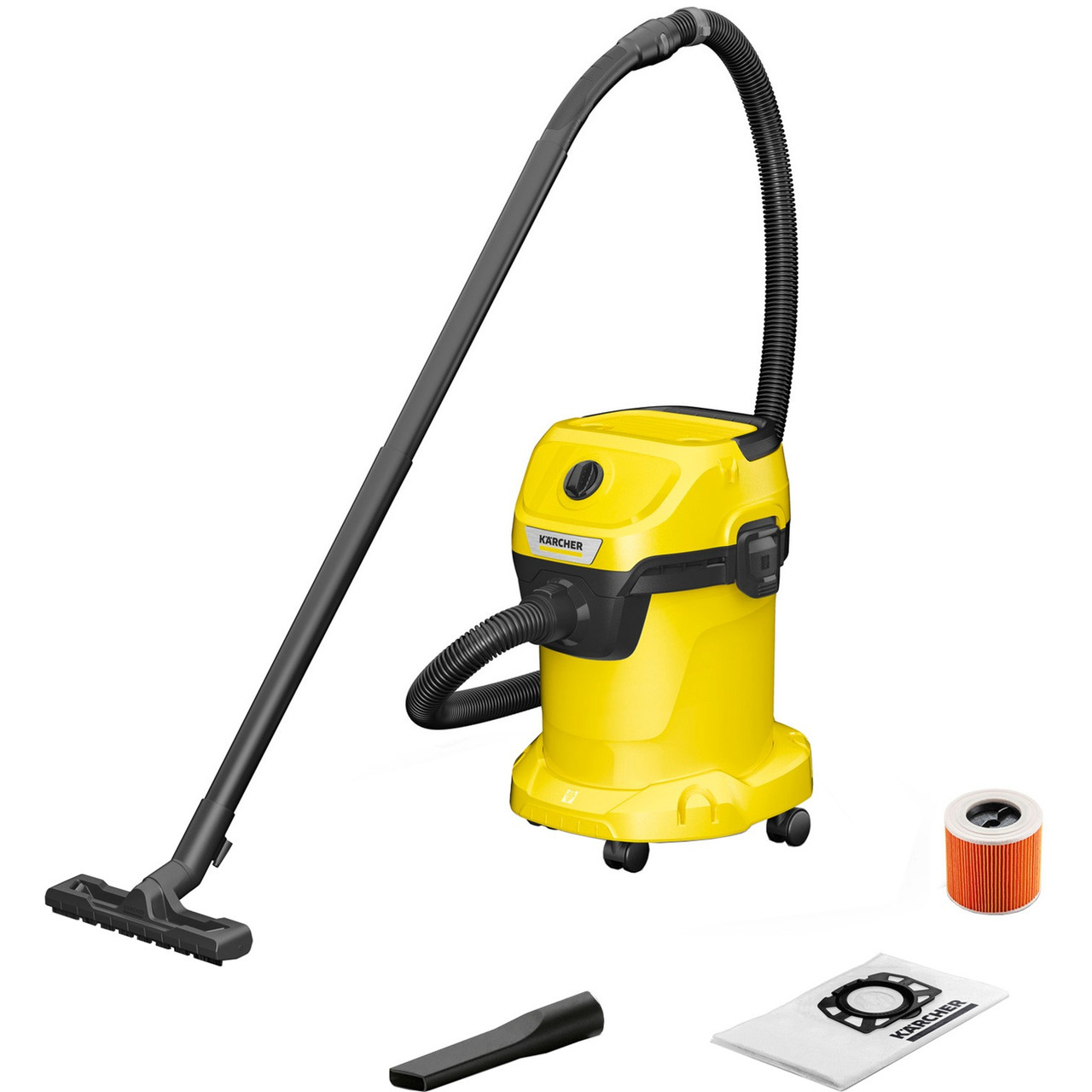 Пилосос Karcher WD 3 V-17/4/20 (1.628-127.0) ( Жовтий ) DS, фото 1