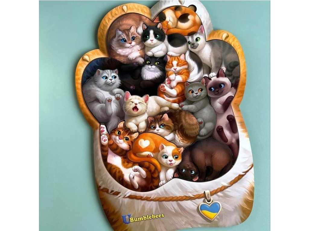 Рамка-вкладка "Котики-муркотики" з дерева