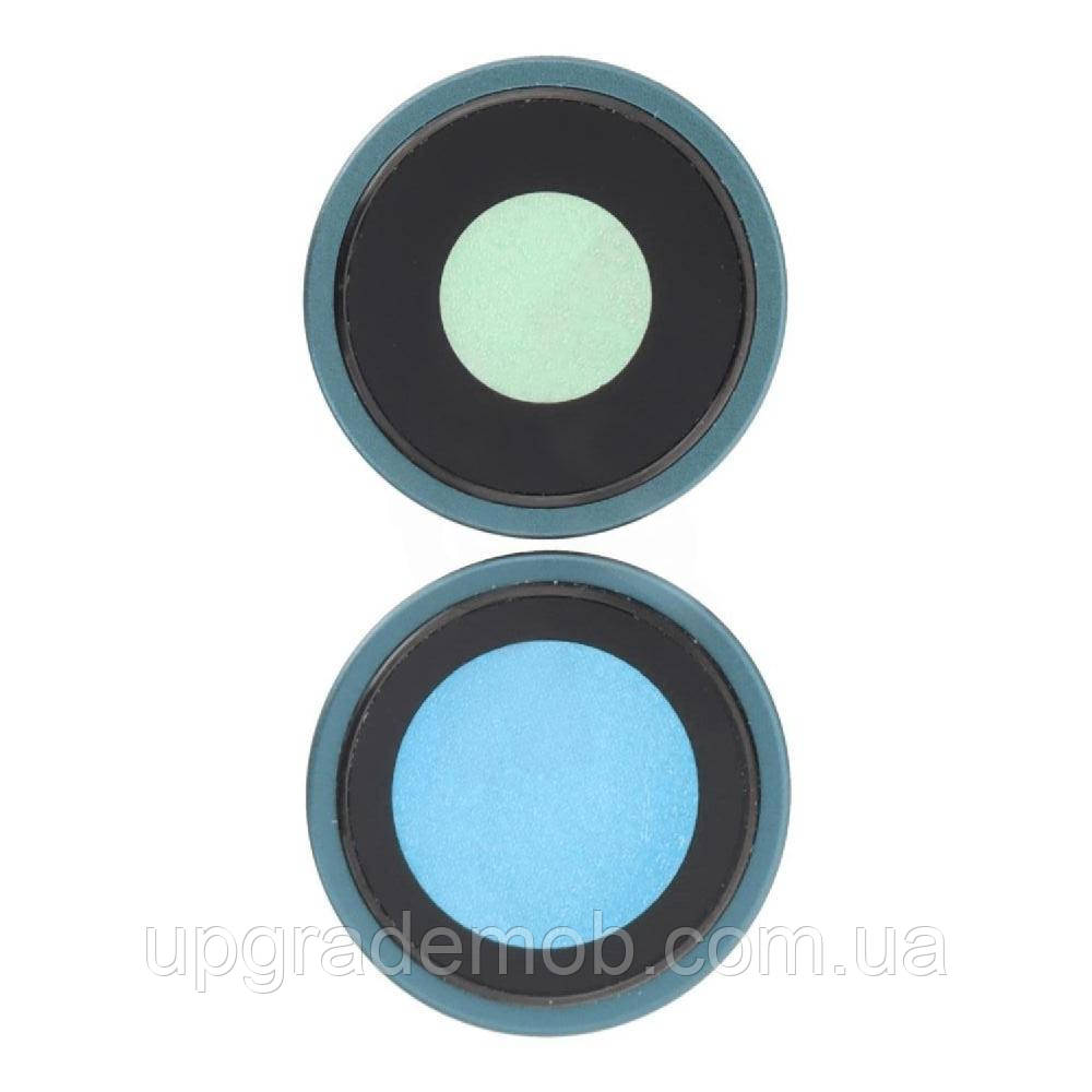 Скло камери iPhone 16/16 Plus зелене Green + кільце комплект 2, фото 1