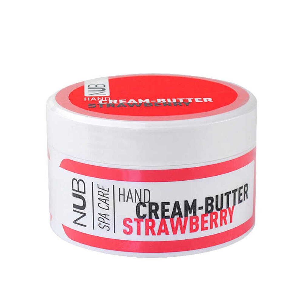 Крем-баттер для рук живильний NUB Hand Cream-Butter Strawberry  200 мл, фото 1