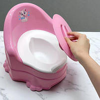 Горщик дитячий (фіолетовий) (різні наліпки) [tsi113937-TSI], фото 3