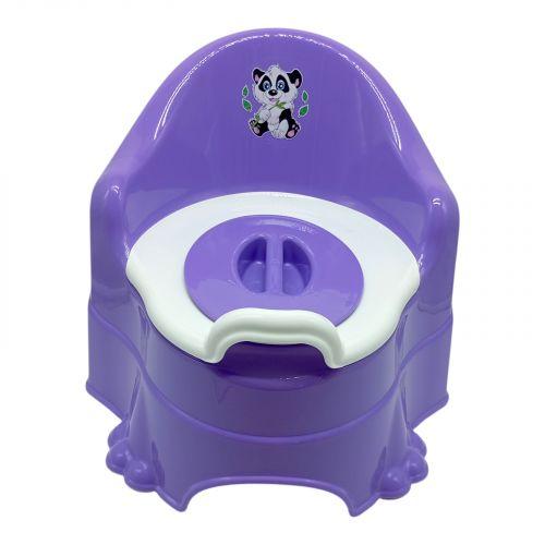Горщик дитячий (фіолетовий) (різні наліпки) [tsi113937-TSI], фото 1