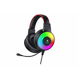Навушники Vinga HSCU-100 Gaming LED Black (HSCU-100), фото 2