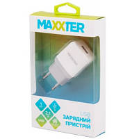 Зарядний пристрій Maxxter 1 USB 5V/2.1A (UC-24A) адаптер U
