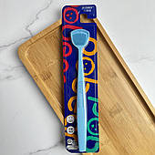 Очищувач для язика силіконовий Pobear (блакитрний), 1 шт