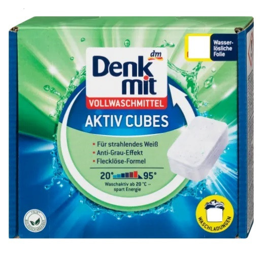 Таблетки для прання Denk Mit для білих речей 30 шт, фото 1