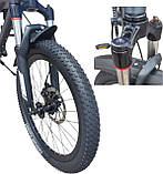 Дитячий магнієвий 20 Hammer M-1 велосипед полегшений чорний для хлопчика, фото 6