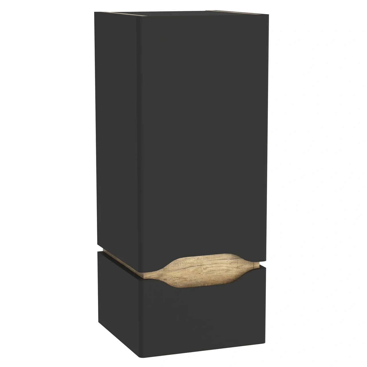 Шафа підвісна "Сакраменто" 35х35 (антрацит, права), фото 1