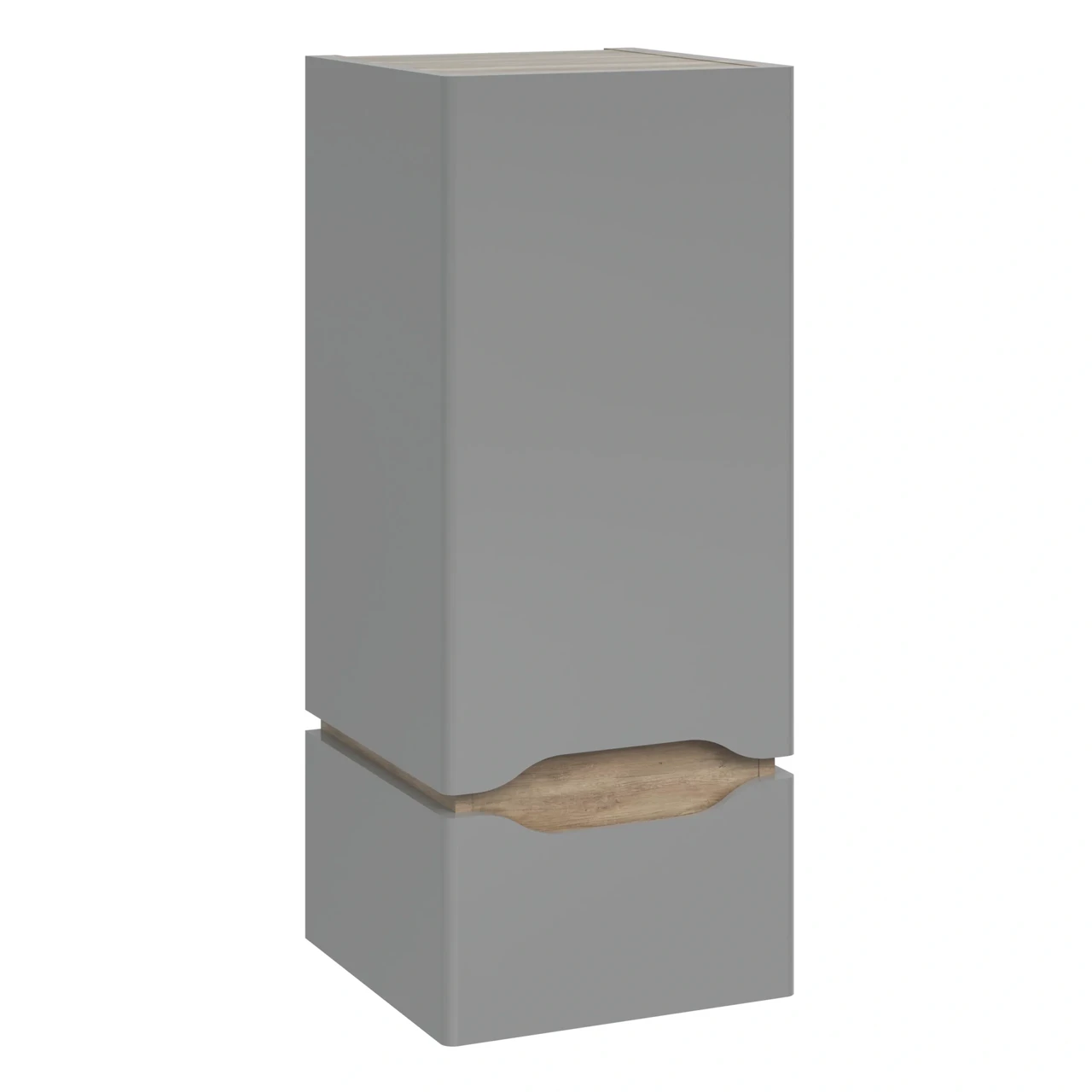 Шафа підвісна “Сакраменто” 35х35 (сіра, ліва), фото 1