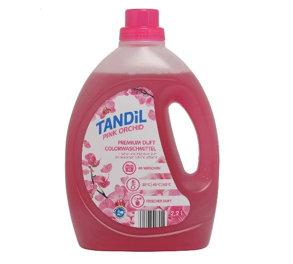 Гель для прання Tandil Premium Pink Orchid 2.2 л 40 циклів прання, фото 1