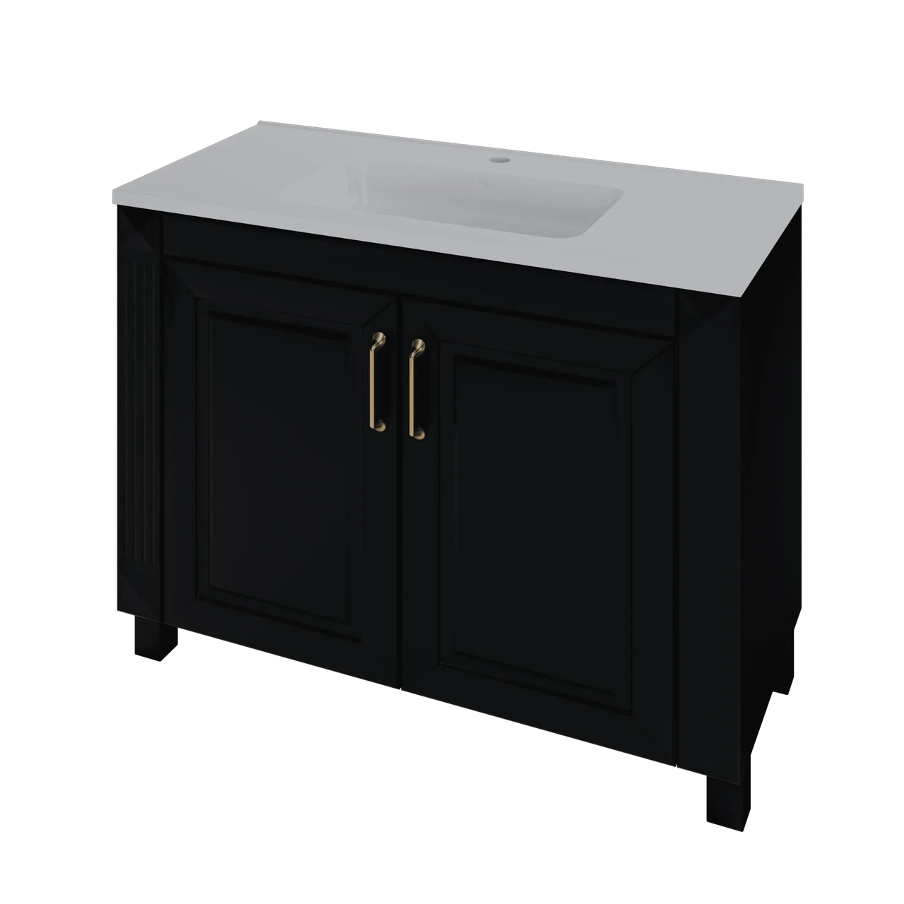 "Аскольд" тумба підлогова з ум. Родео 100, чорна, фото 1