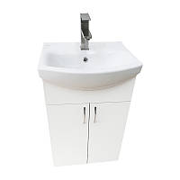 Тумба с умивальником Церсания (50 см) + смішувач