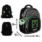 Рюкзак шкільний напівкаркасний YES Minecraft World S-91, фото 2