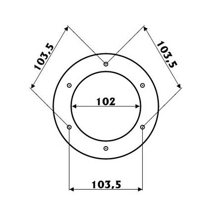 Вентилятор SEAWORLD на сонячній батареї нержавіюча сталь автономний діаметр 200 мм висота 30 мм, фото 3