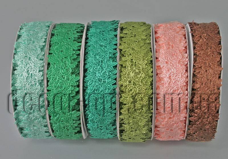 Атласні квіточки No84 2.5 см/20ярд