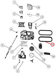 Гусеничний ремінь для робота пилососу Fairland X30-X80