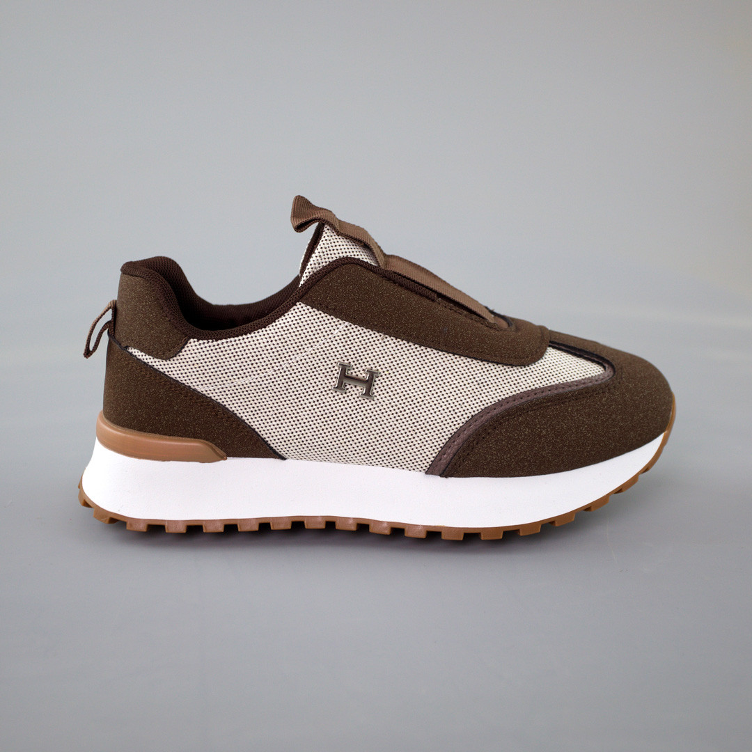 Кросівки жіночі 592665 Коричневі, фото 1