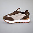 Кросівки жіночі 592665 Коричневі, фото 3