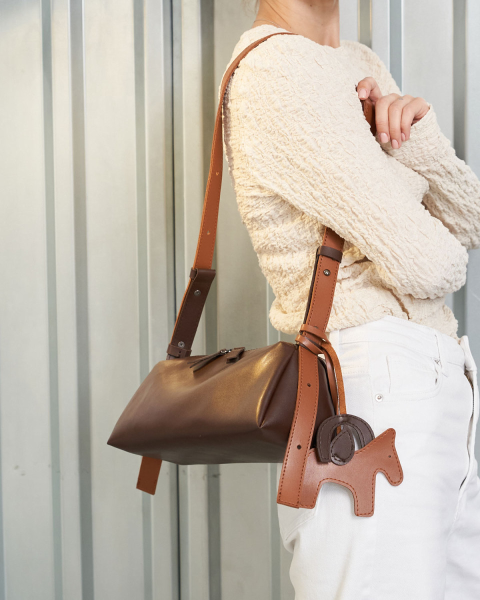 Жіноча сумка «Ванесса» шоколадна 5108482, фото 1