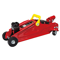 Домкрат підкатний 3т GTM T83003C гідравлічний з поворотною ручкою : вантажопідйомність 3т (32766)