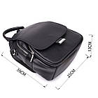 Стильний жіночий рюкзак з натуральної шкіри Vintage 23056 Чорний, фото 3